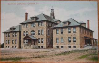 1910 Postcard St Johns Orphanage Cresson, Pennsylvania  