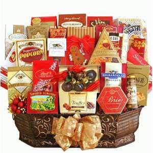 Holiday Extravaganza Gourmet Food Christmas Gift Basket:  