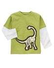NWT GYMBOREE DINO MIGHTY GREEN GLOW IN THE DARK SHIRT TOP SIZE 6 YEARS