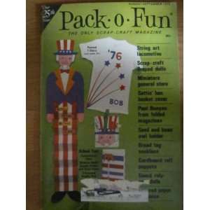  Pack o Fun Scrap Craft Magazine August September 1975 