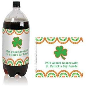  St. Patricks Day Bunting Personalized Soda Bottle Labels 