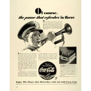 1941 Ad Coca Cola Coke Soda Bottles WWII Military 