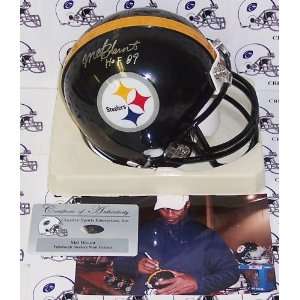  Mel Blount Autographed Mini Helmet   Autographed NFL Mini 