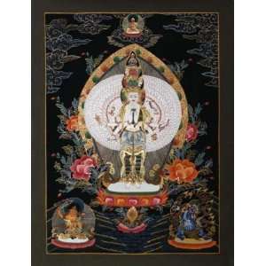  Tibet Tibetan Thangka Mineral Painting Thanka Art #042   FREE 