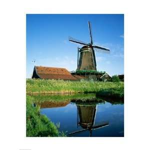  Windmill, Zaanse Schans, Netherlands Poster (18.00 x 24.00 