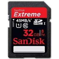 SanDisk 32GB GB Extreme SDHC SD Class 10 45MB/S Memory Card  