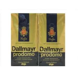 Dallmayr Prodomo Whole Beans Coffee 2 Packs X 17.6oz/500g  
