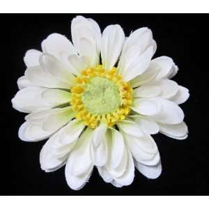  NEW White Zinnia Flower Hair Clip, Limited. Beauty