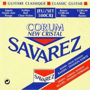  Savarez 500CRJ Corum Cristal Classical Guitar Strings 
