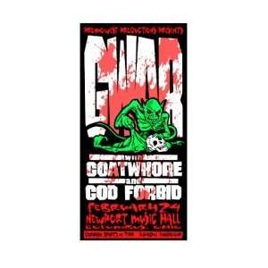  GWAR   Limited Edition Concert Poster   by Mike Martin Of 