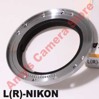 Adapter for Leica R lens To Nikon D200 D300 D700 D3  