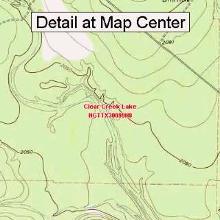   Map   Clear Creek Lake, Texas (Folded/Waterproof): Sports & Outdoors