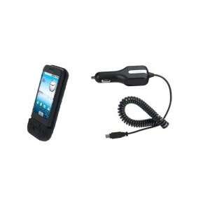  T Mobile G1 Black Gel Skin & Car Charger: Cell Phones 