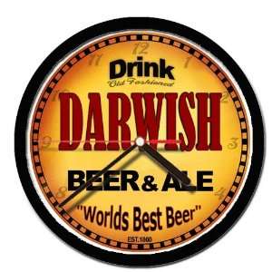  DARWISH beer ale wall clock 