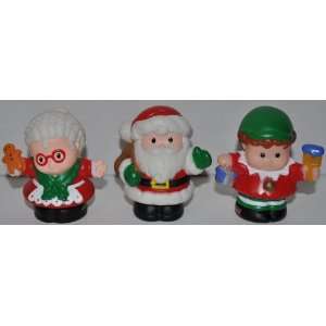  Little People Santa (2001), Mrs. Claus (2001), & Elf (2002 