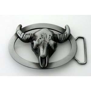    Buffalo Bull Skull Horn Vintage Belt Buckle: Everything Else