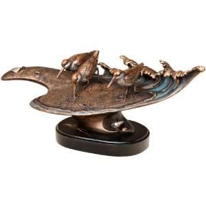  Surf Dancers, Sandpipers Sculpture, Marc Pierce Signature 