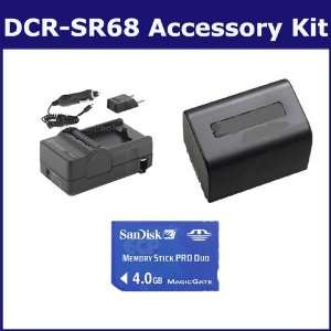  Sony DCR SR68 Camcorder Accessory Kit includes SDNPFV70 