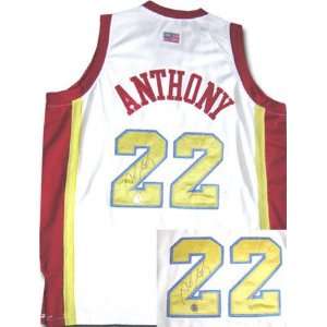  Carmelo Anthony Autographed McDonalds High School All 