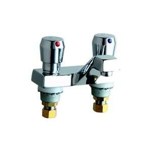  Chicago Faucet   2 Handle Lavatory Self Closing