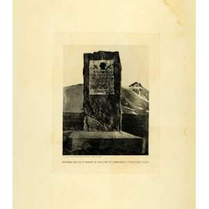  1929 Photogravure Memorial Amundsen Dietrichson Feucht 