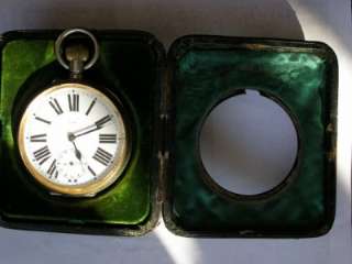 RRR Antique Swiss 8 days monster size watch&display box  
