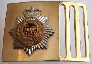 RARE ROYAL CANADIAN ARMY SERVICE CORPS BADGE BELT BUCKLE  