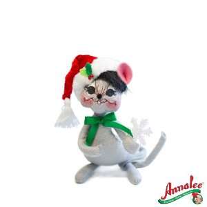  6 White Christmas Mouse by Annalee: Home & Kitchen