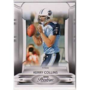 com Kerry Collins Tennessee Titans 2009 Playoff Prestige #94 Football 