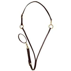  Tory Bridle Leather Adjustable Training Martingale with 