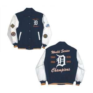 Detroit Tigers Wool & Leather World Series Champion Jacket  