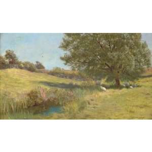 Hand Made Oil Reproduction   Arthur Hughes   32 x 18 inches   Noonday 