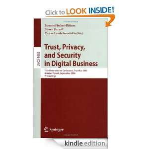 Trust and Privacy in Digital Business: Third International Conference 