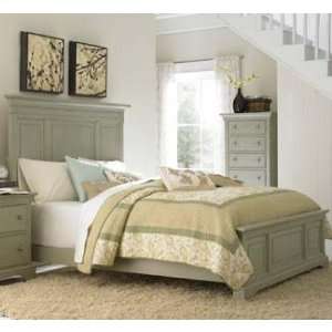  American Drew Ashby Park Panel Bed Sage Queen