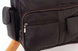   Shoulder Handbag Compact Roomy Dark Brown Organizer Pocket NW  