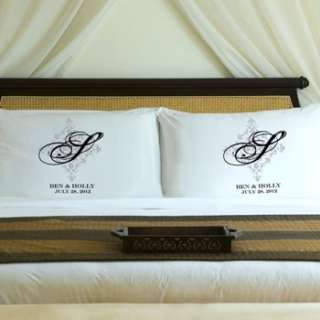   BED PILLOW CASE SET Personalized Pillowcases make DECORATIVE PILLOWS