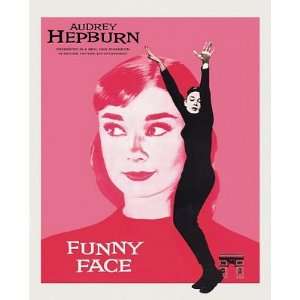  Audrey Hepburn Movie (Funny Face) Poster Print: Home 