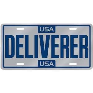  New  Usa Deliverer  License Plate Occupations