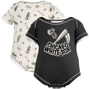    MLB Chicago White Sox Infant Home Run 2 Pack Creeper Set: Baby
