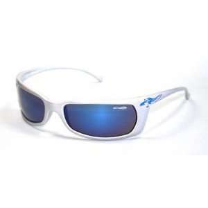  Arnette Sunglasses 4034 Metal Grey with Light Blue Element 