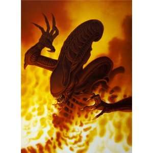  Aliens Giclee Print (Canvas) Aliens in the Mist Home 