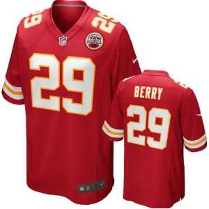 Eric Berry Jersey: Home Red Game Replica #29 Nike Kansas City Chiefs 