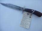 19th CENTURY Clip Point Bowie Knife by Alfred Williams