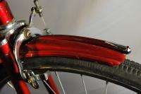 Vintage 1969 Raleigh built Robin Hood 3 speed tourist bicycle bike Red 