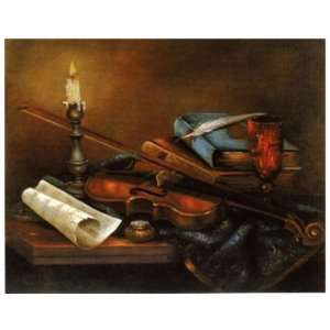  Stilleben Mit Geige by Elisabeth Paetz Kalich. Size 19.75 