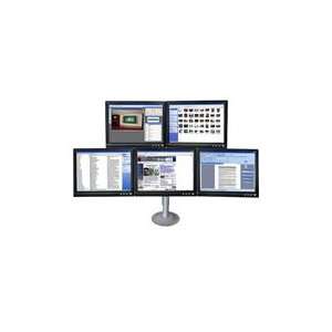  5 Monitor LCD Desk Grommet Mount, 2 over 3 Office 