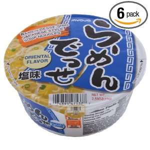 Myojo Desse Japanese Instant Ramen Bowl Oriental Salt Flavor, 2.57 