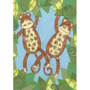  Monkey Brothers Collage Canvas Art