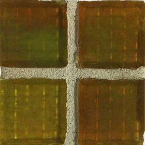  Tilecrest Lustre Series Distressed Edge Mosaic Yellow Gold 