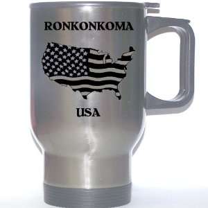  US Flag   Ronkonkoma, New York (NY) Stainless Steel Mug 
